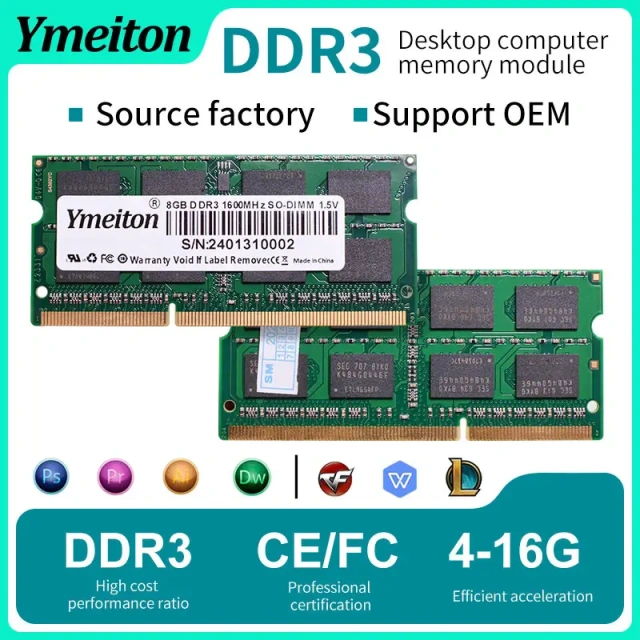Laptop DDR3 RAM Memory