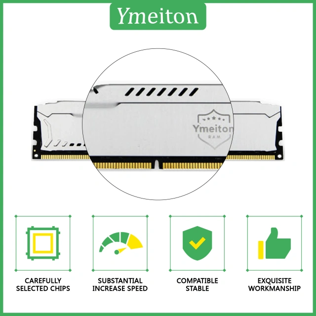 Desktop DDR5 RAM Memory With Heat Sink
