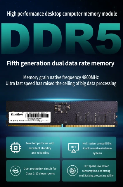 Desktop DDR5 RAM Memory