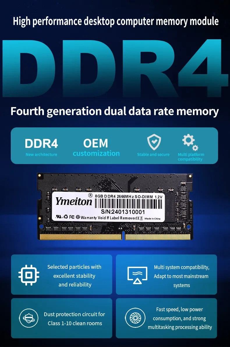 Laptop DDR4 RAM Memory