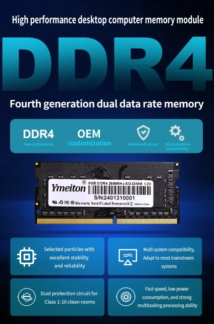 Laptop DDR4 RAM Memory