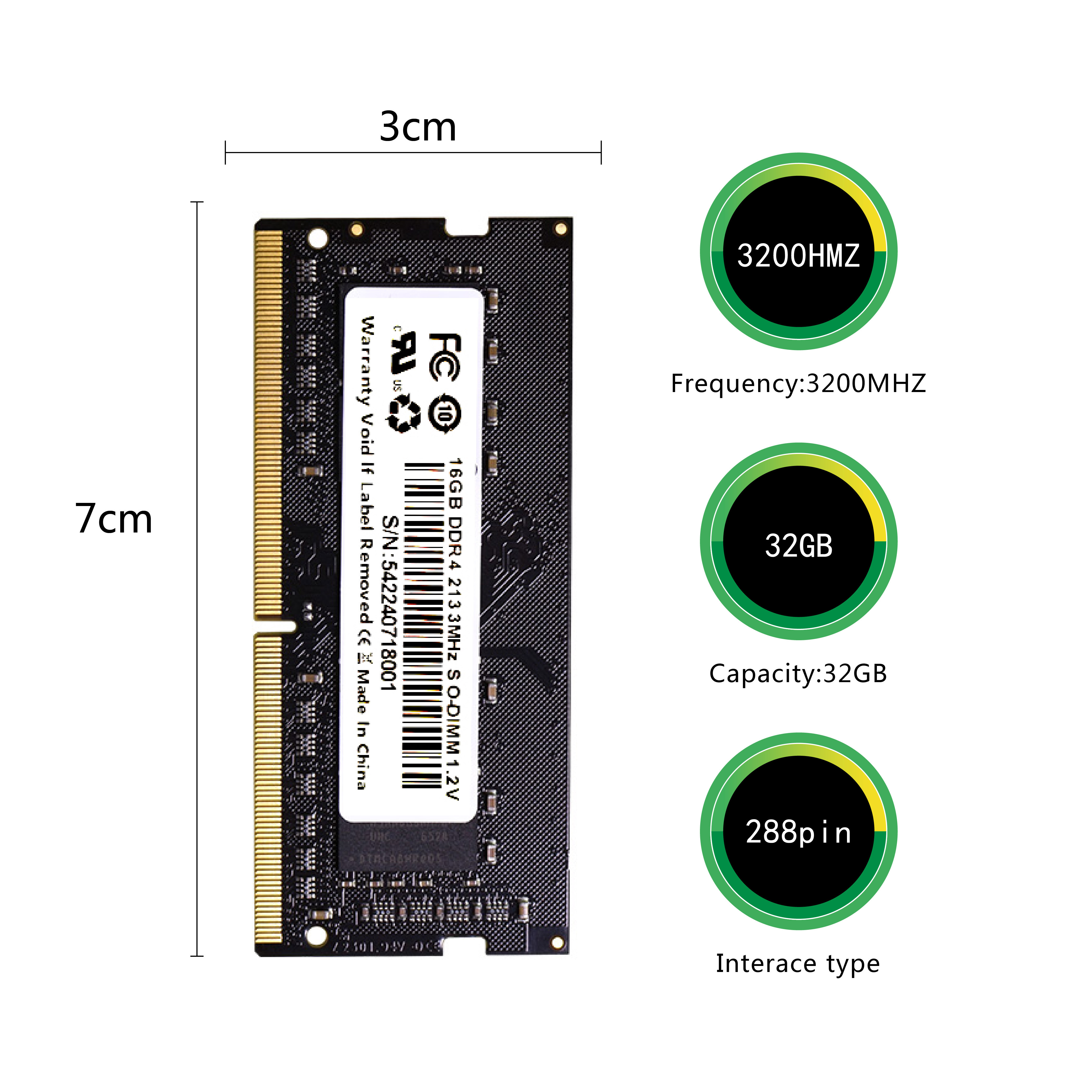 Laptop DDR4 RAM Memory