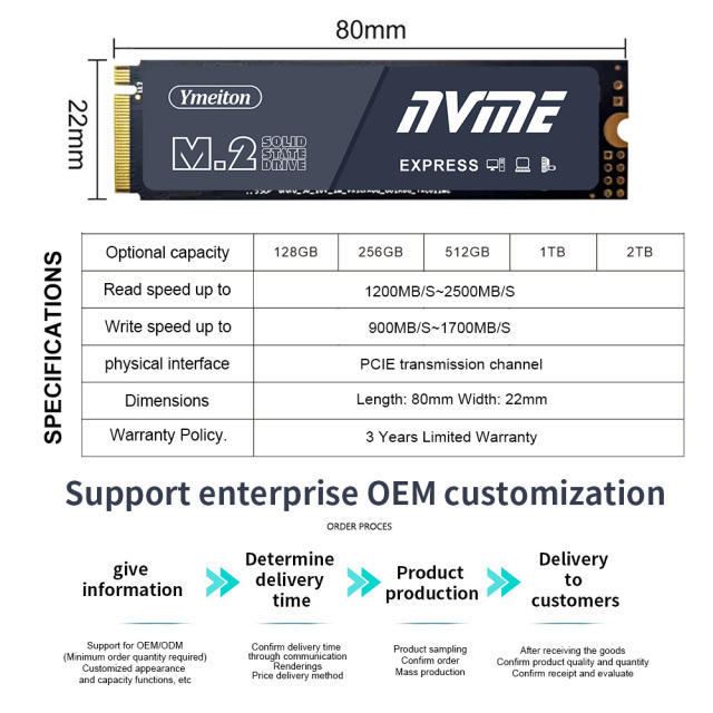 OEM SSD | M.2 PCIE NVME | Computer Hardware | Solid State Disk