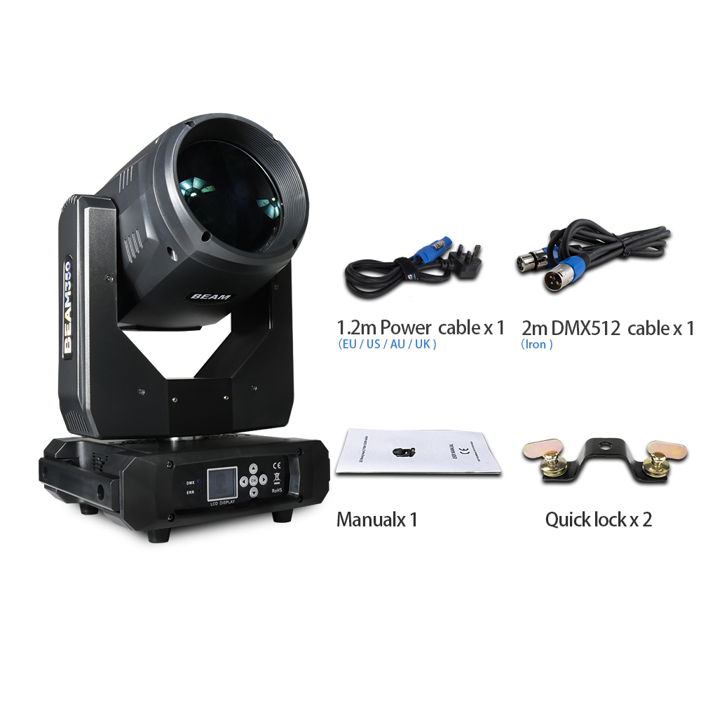 SHEHDS(Bulb)Beam 350w 17R Moving Head Lighting For Disco Stage Nightclub Wedding
