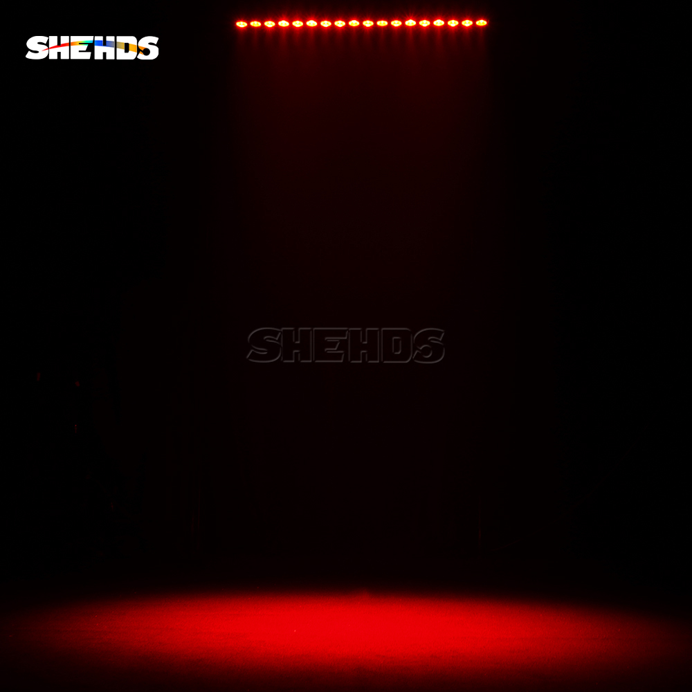 SHEHDS LED Wall Wash 18x18W RGBWA+UV  New Patchwork Lighting Recirculating Air Path For Heat Dissipation Church