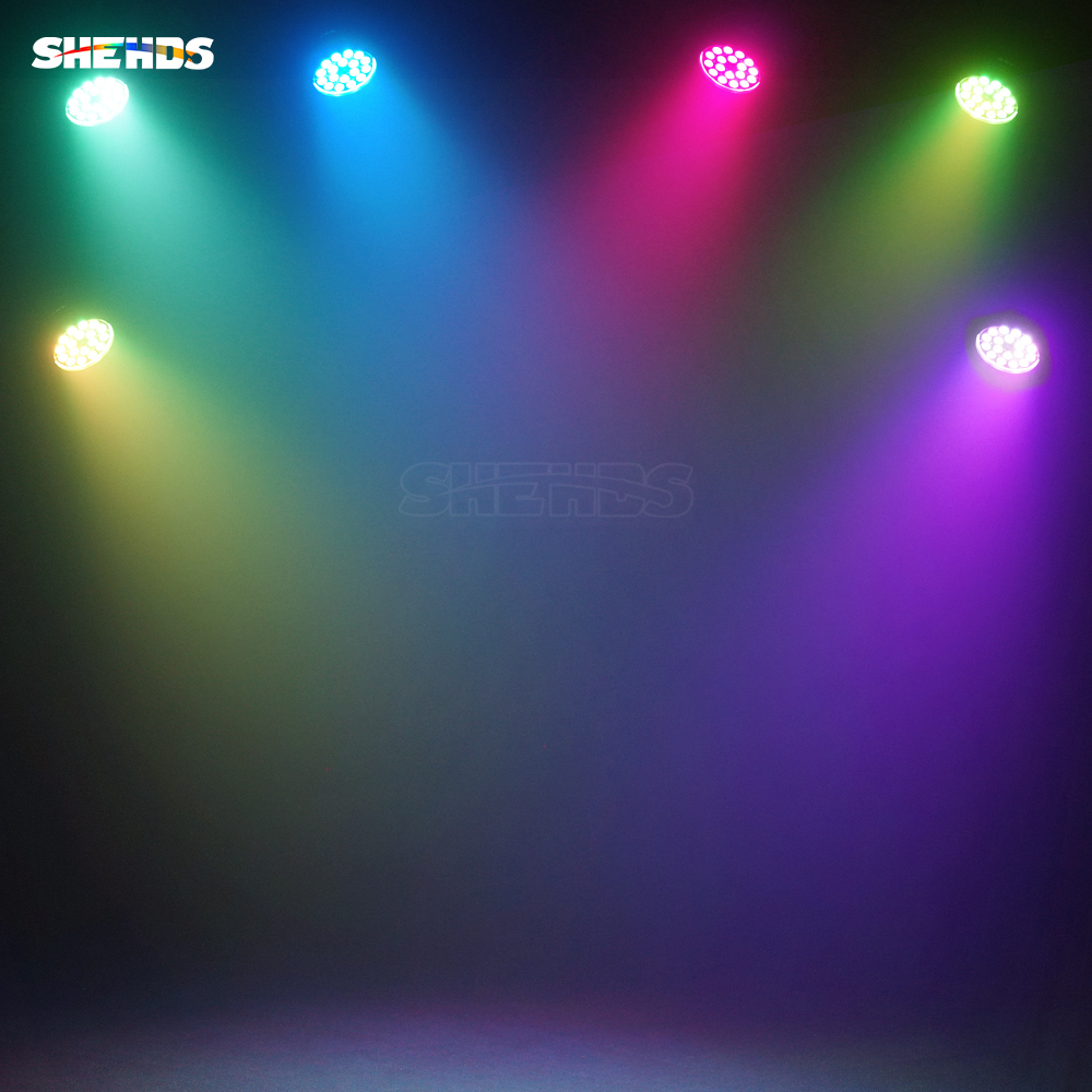SHEHDS LED Zoom&Wash 18x18W RGBWA+UV Big Aluminum Par For Night Club