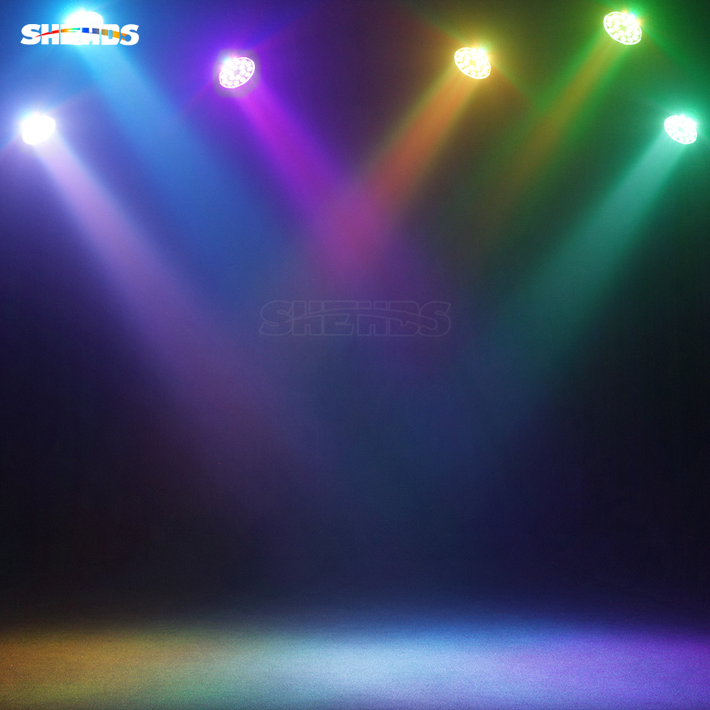 SHEHDS LED Zoom&Wash 18x18W RGBWA+UV Big Aluminum Par For Night Club