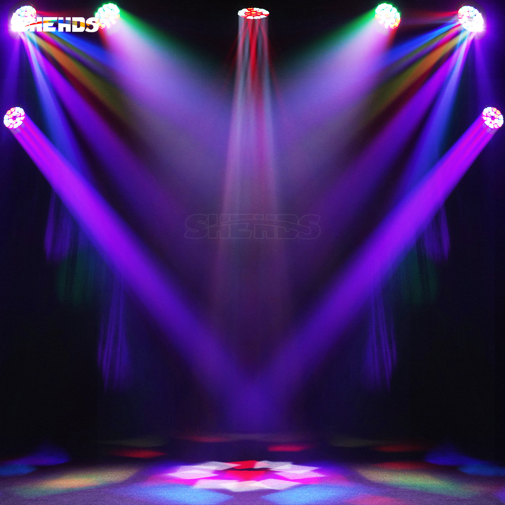SHEHDS JMS WEBB LED Bees Eyes 19x40W - Ring Effect Zoom&Beam&Wash RGBW 4in1 Light  For Stage Performance