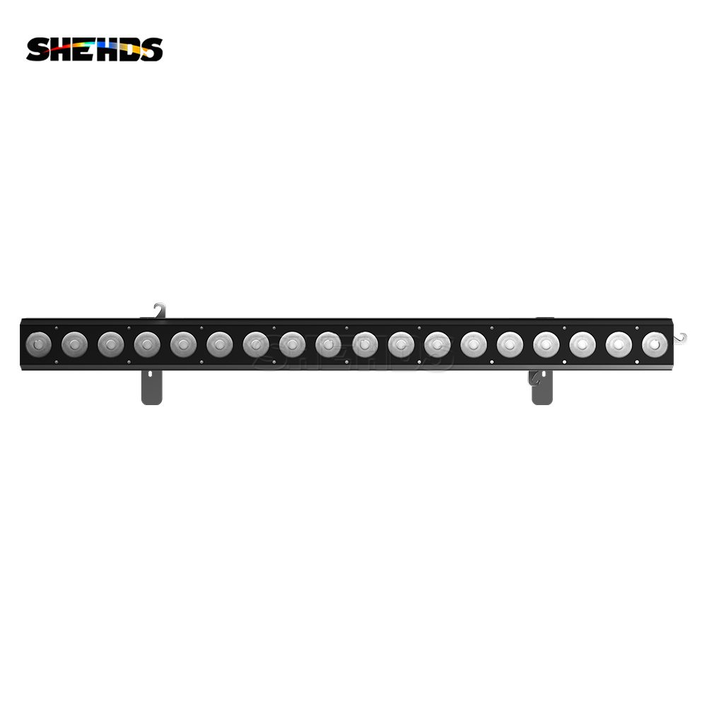 SHEHDS LED Wall Wash 18x18W RGBWA+UV  New Patchwork Lighting Recirculating Air Path For Heat Dissipation Church