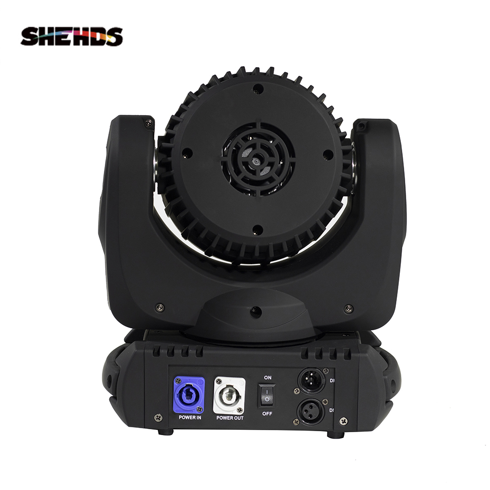 SHEHDS LED Beam 12x12W RGBW Moving Head Light DMX512 Good for Patry DJ Disco Concert
