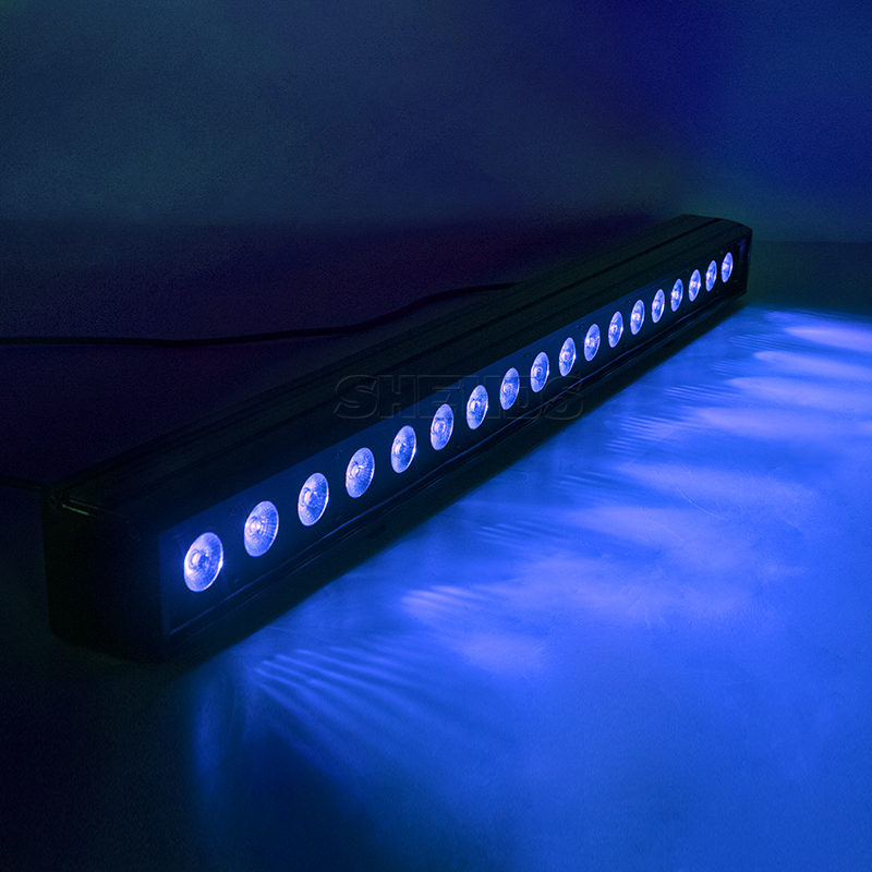 LED 6in1 RGBWA+UV Wall Wash Light DJ Party Bar Wedding Stage Effect