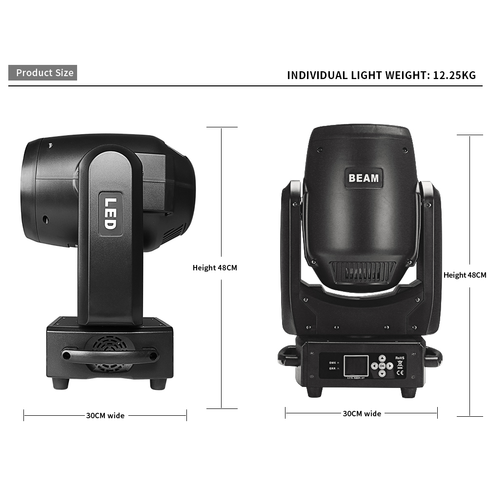 SHEHDS LED Beam 300W Moving Head For Weeding Conert Bar