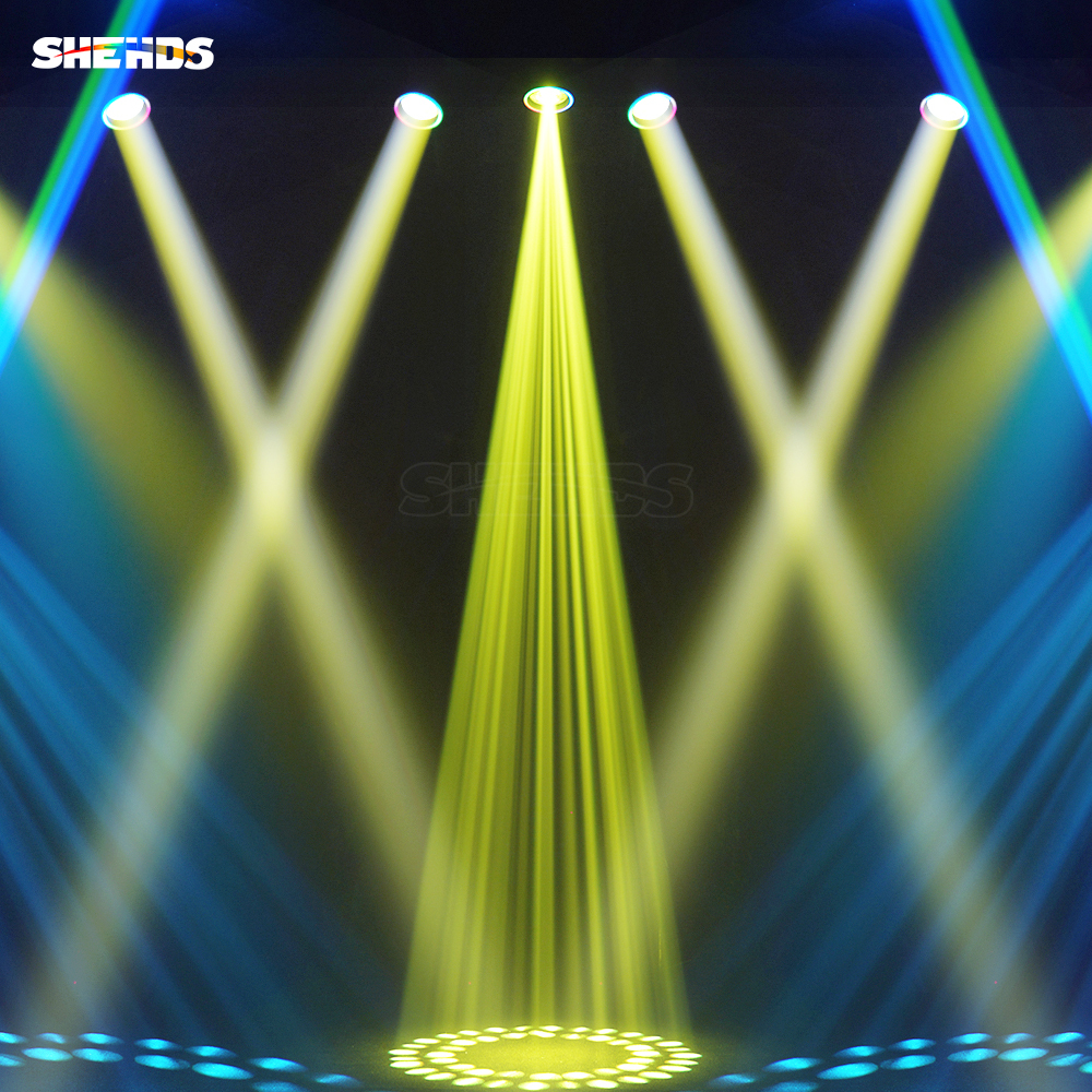 SHEHDS GalaxyJet (Bulb) Waterproof IP65 380W 19R Beam Moving Head Lighting With Ring Effect For outdoor Stages Concerts Night Club