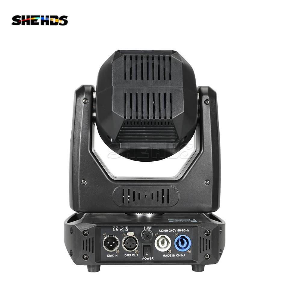SHEHDS (6-Prism) LED Spot 100W Gobo Lights With LED Ring and LCD Display Moving Head Stage Effect Lighting DJ Disco
