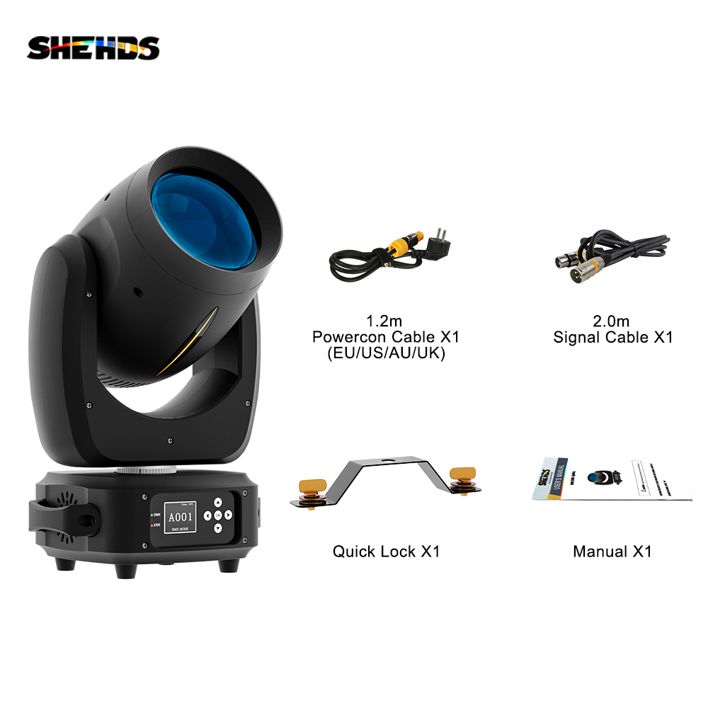 SHEHDS LED 180W Beam Moving Head Lighting For Stage Concert Wedding