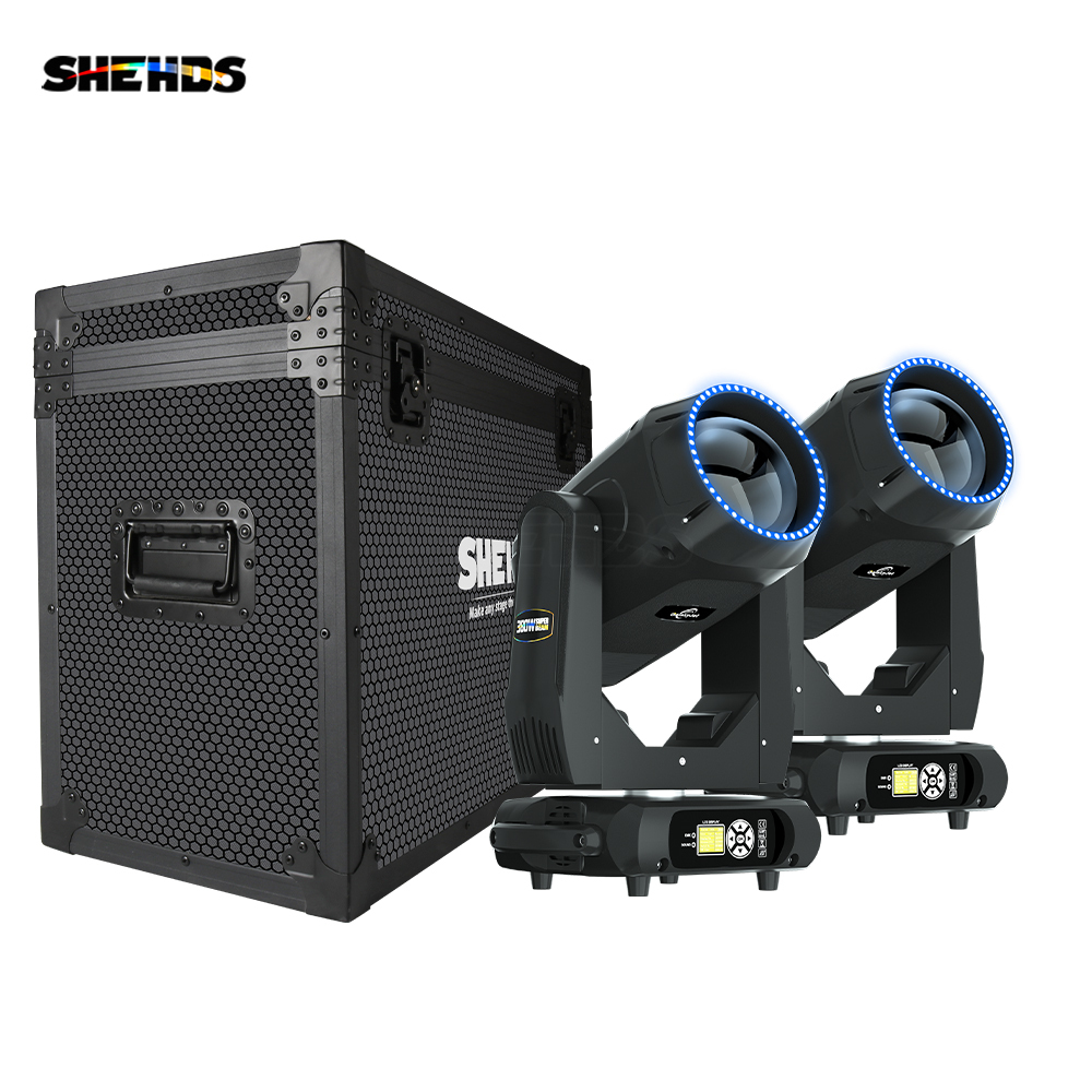 SHEHDS GalaxyJet Beam 380W 19R Moving Head Lighting with Ring Effect High Power and RDM Function Good For Concert LiveShow