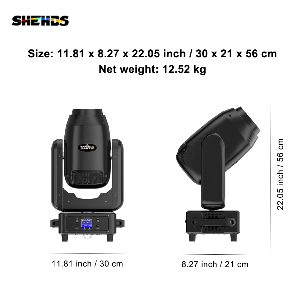 SHEHDS LED Beam&Spot&Wash 300W Moving Head For Concert Band Dancing Room