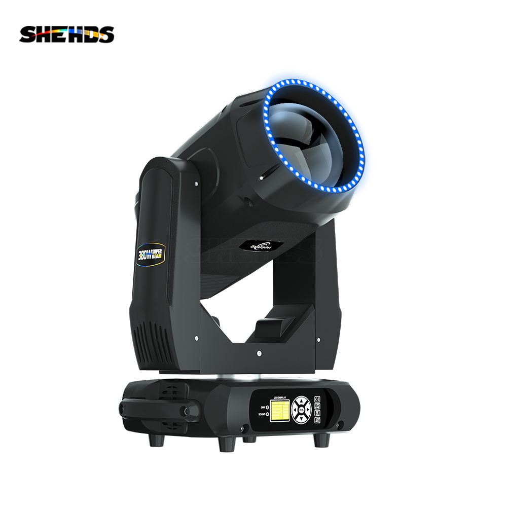 SHEHDS GalaxyJet Beam 380W 19R Moving Head Lighting with Ring Effect High Power and RDM Function Good For Concert LiveShow