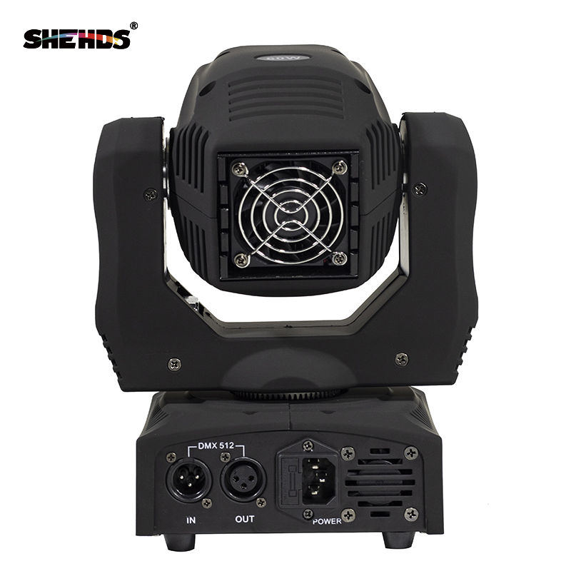 SHEHDS LED 60W Gobos Moving Head Lighting DJ Festivals Disco Home DJ Disco Stage Theater