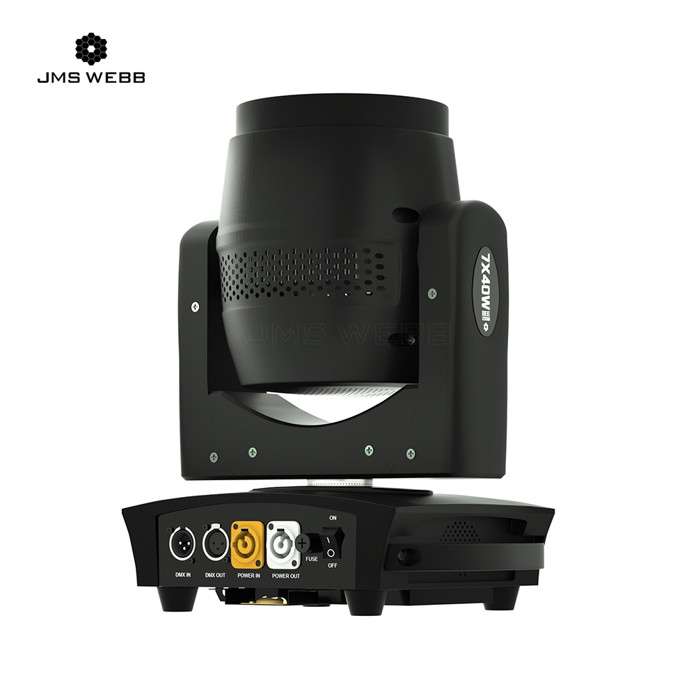 JMS WEBB LED Wash & Zoom Small Bee Eye 7X40W RGBW Moving Head For Disco DJ Club