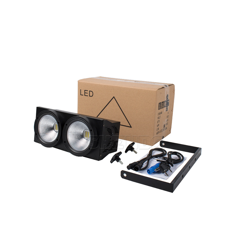 SHEHDS LED  COB 200W Cool White&Warm White 2eyes  Par For Church