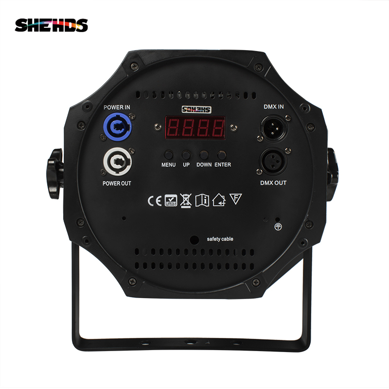 SHEHDS （With Barndoors） LED COB 200W Zoom Warm/ Cool Par Light For Disco Party