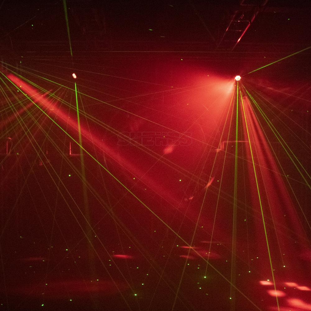 JMS WEBB Laser+Beam 6x15W RGBW Moving Head For DJ Disco Club Show