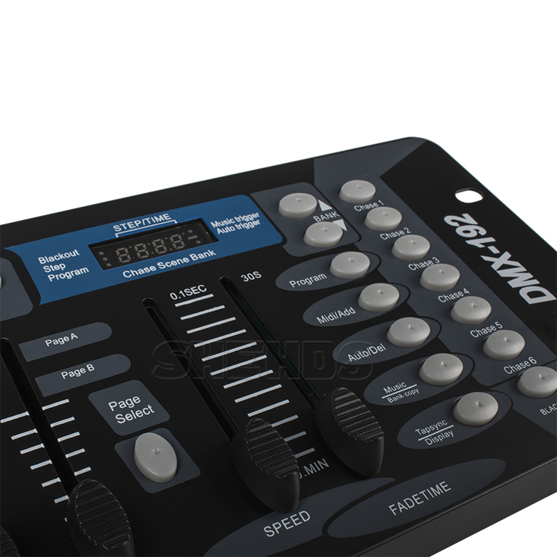 SHEHDS 192 DMX Controller for moving head light 192 channels for DMX512 DJ equipment Disco Controller