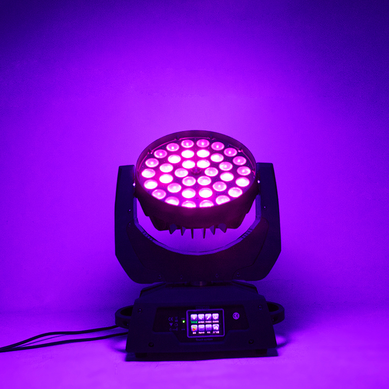 SHEHDS Wash Zoom 36x18W RGBWA+UV Moving Head For Wedding DJ Show Stage