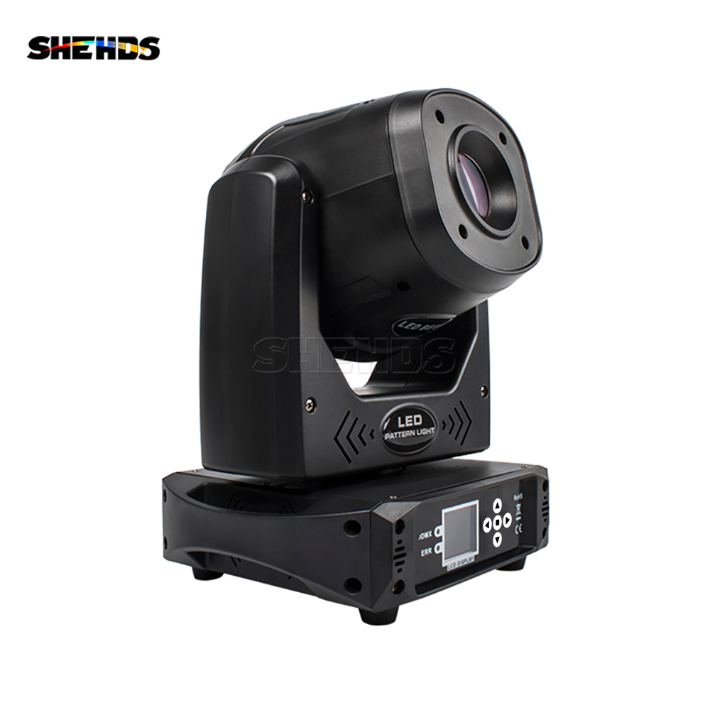SHEHDS 6 Prism LED Spotlight 100W Gobo Light With LCD Display Stage Effect Lighting DJ Disco Stage Moving Head Lights Stage DJ Lighting