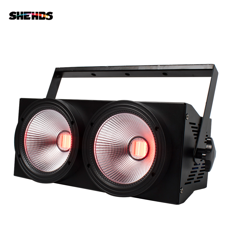 SHEHDS LED  COB 200W Cool White&Warm White 2eyes  Par For Church