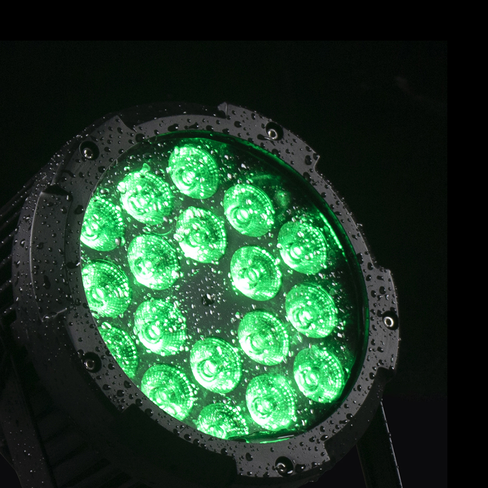 SHEHDS LED Par Light 18x18W 6in1 RGBWA+UV IP65 Waterproof Lighitng For Outdoor DJ Club Wedding