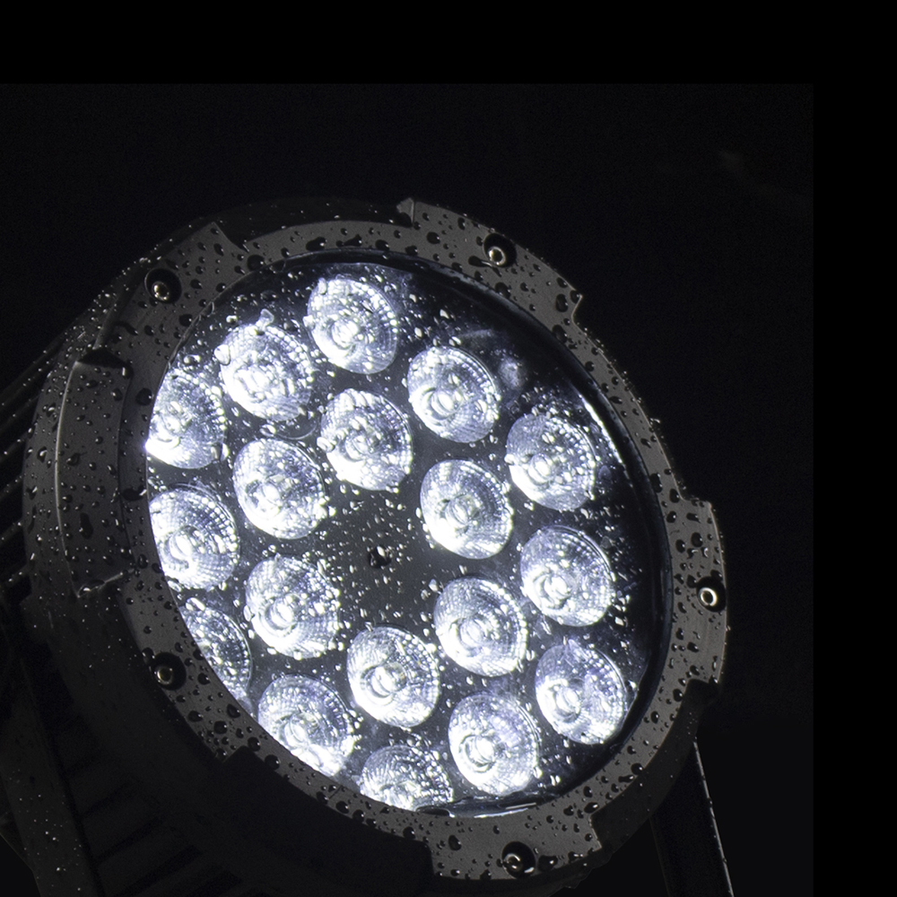 SHEHDS LED Par Light 18x18W 6in1 RGBWA+UV IP65 Waterproof Lighitng For Outdoor DJ Club Wedding