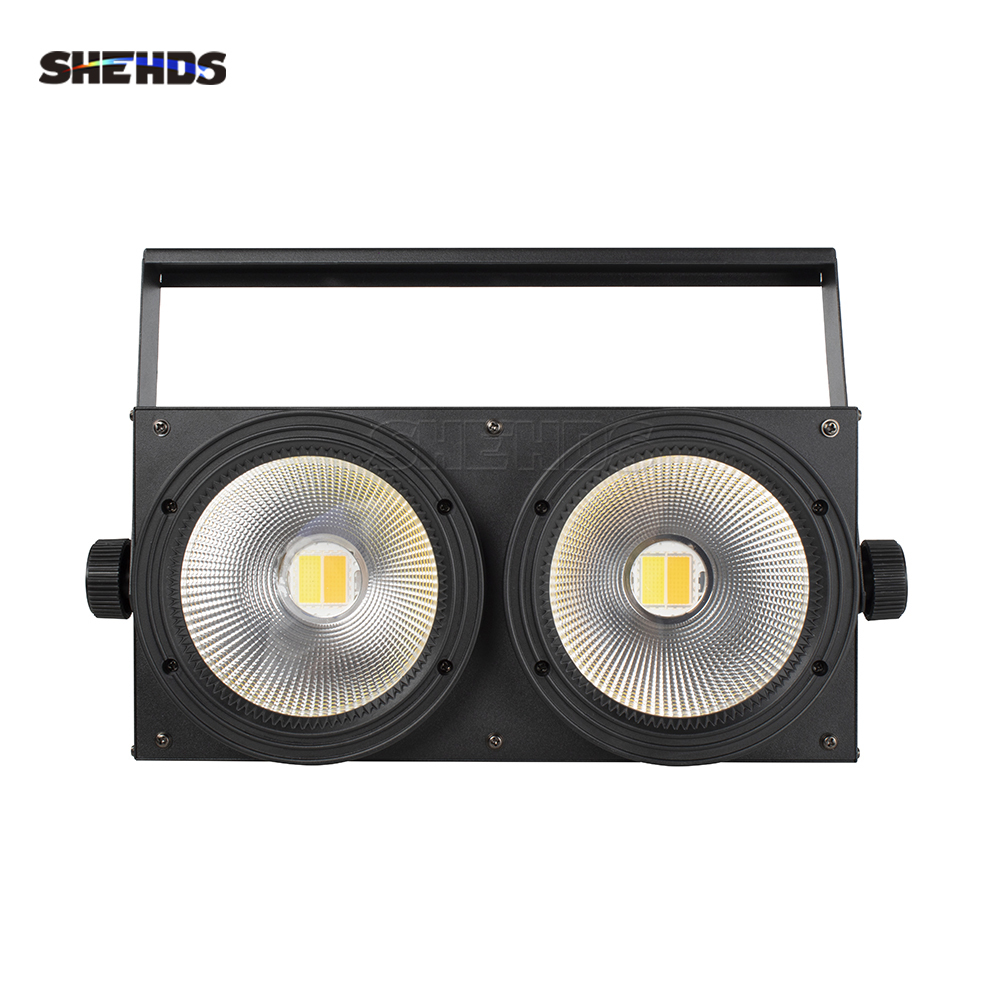 SHEHDS LED  COB 200W Cool White&Warm White 2eyes  Par For Church