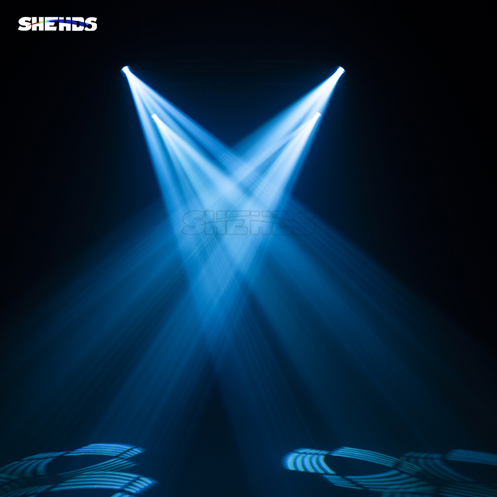 SHEHDS LED 200W Beam & Wash & Gobo 2IN1 Moving Head Lighting For DJ Disco