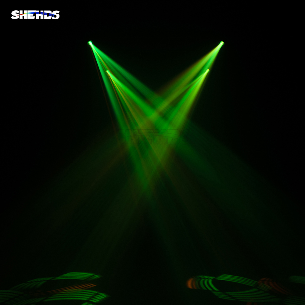 SHEHDS LED 200W Beam & Wash & Gobo 2IN1 Moving Head Lighting For DJ Disco