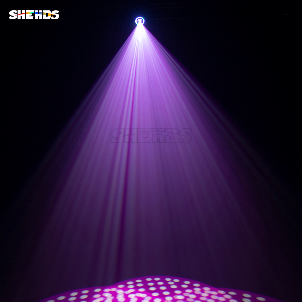 SHEHDS 6 Prism LED Spotlight 100W Gobo Light With LCD Display Stage Effect Lighting DJ Disco Stage Moving Head Lights Stage DJ Lighting