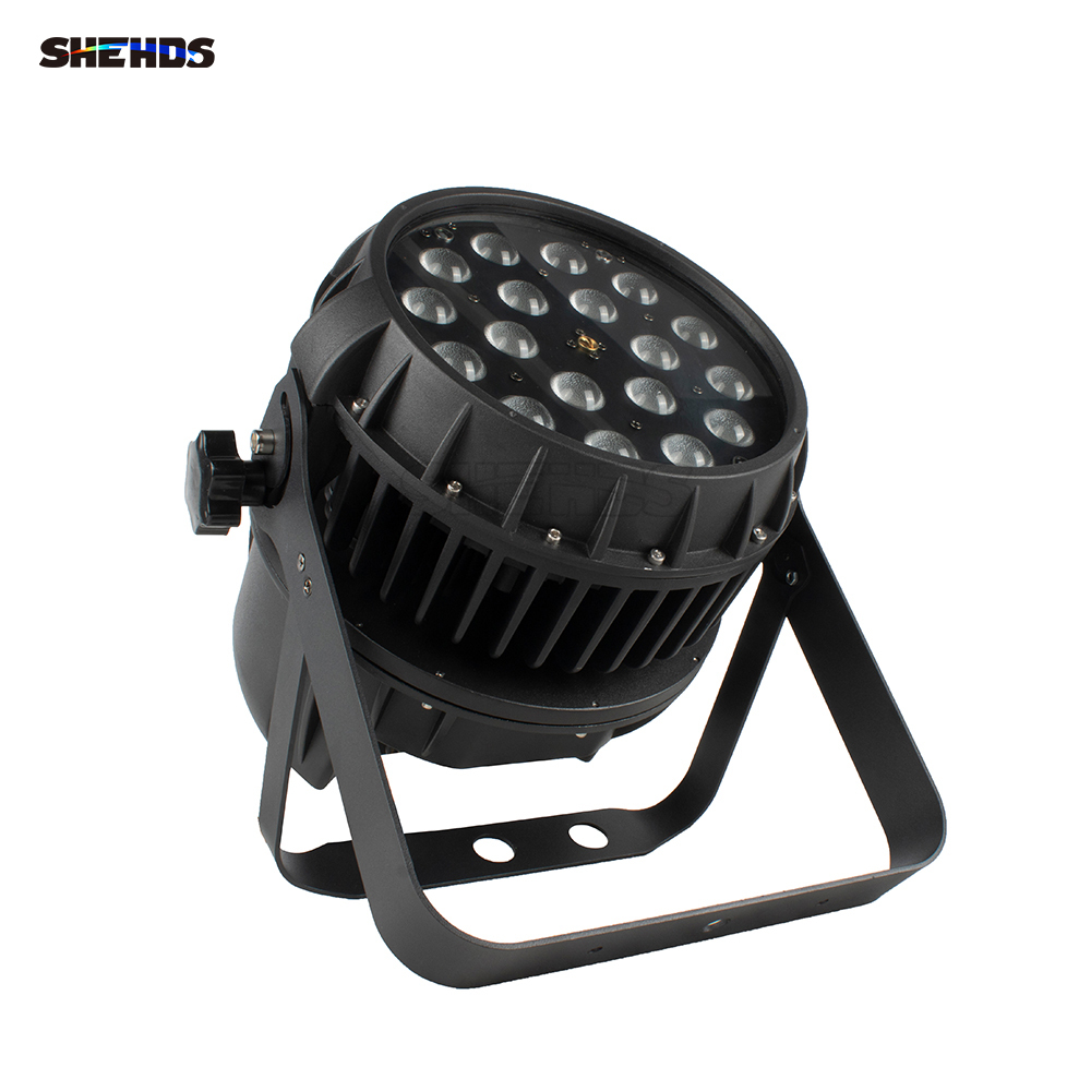 SHEHDS  LED Zoom Par Light 18x18W 6in1 RGBWA+UV IP65 Waterproof Lighting For Outdoor Performace Stage DJ Club