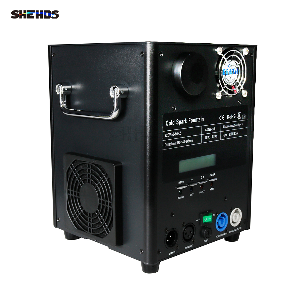 SHEHDS 650W Wireless Firework Spark Machine For Wedding Party Stage