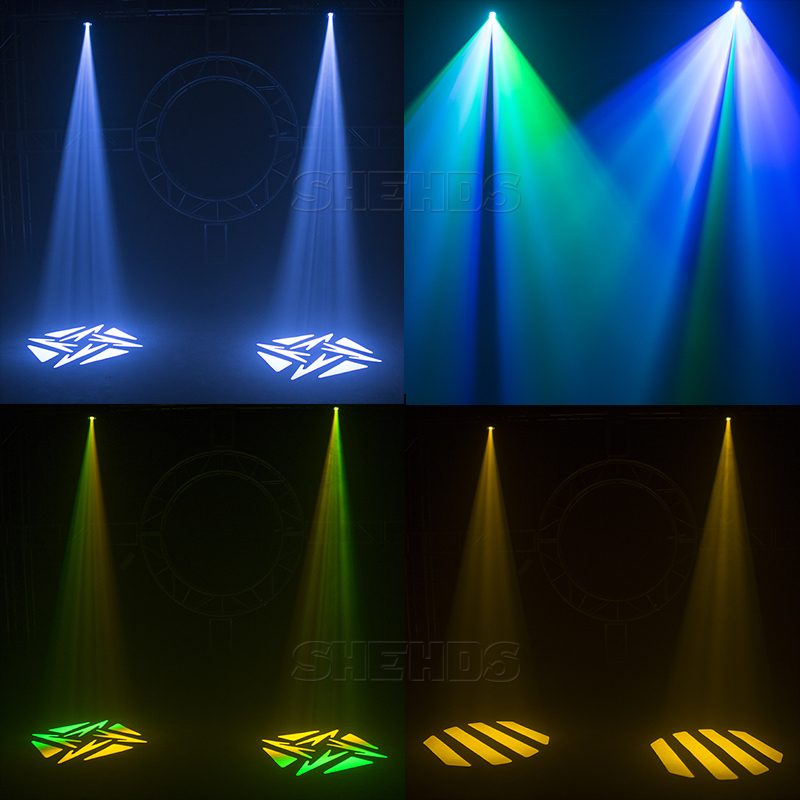 SHEHDS LED 230W Spot Zoom GOBO&Color Plate Moving Head Light For DJ Disco Club