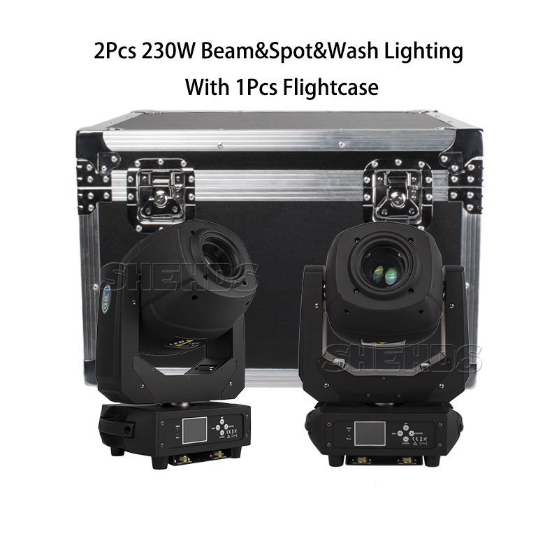 SHEHDS LED 230W Spot Zoom GOBO&Color Plate Moving Head Light For DJ Disco Club