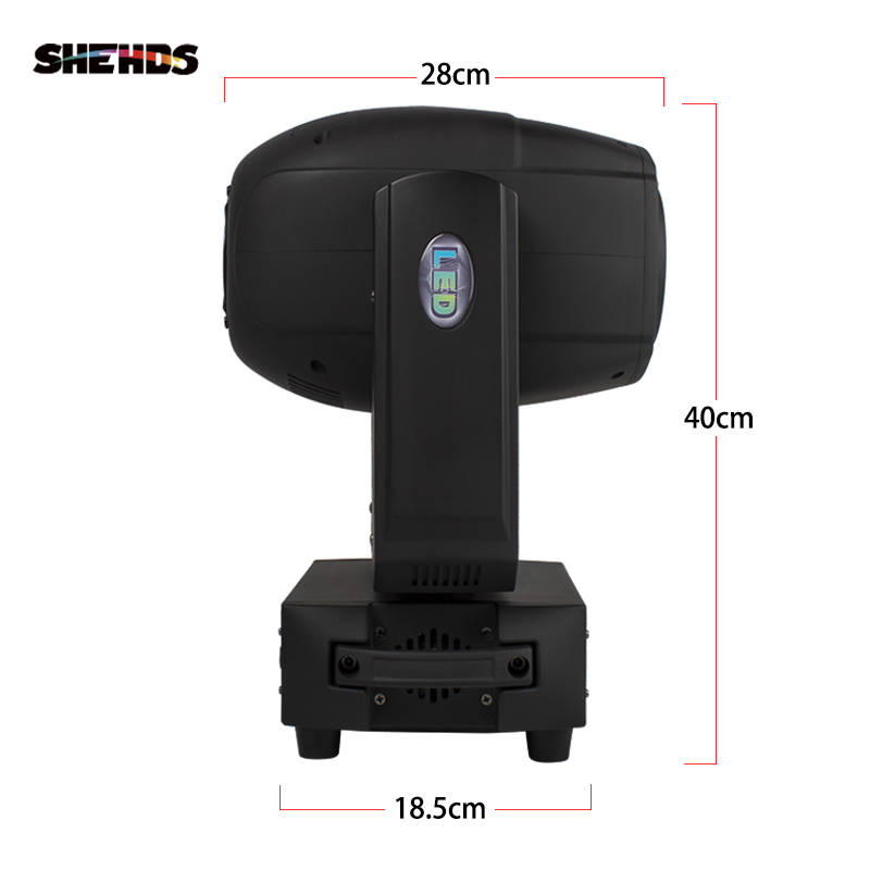 SHEHDS LED 230W Spot Zoom GOBO&Color Plate Moving Head Light For DJ Disco Club