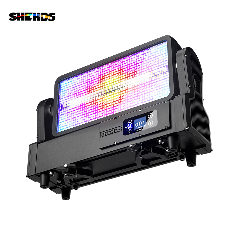 SHEHDS CoralPar Waterproof LED 1000W RGB Strobe Moving Head Lighting For Wedding Club Church DJ