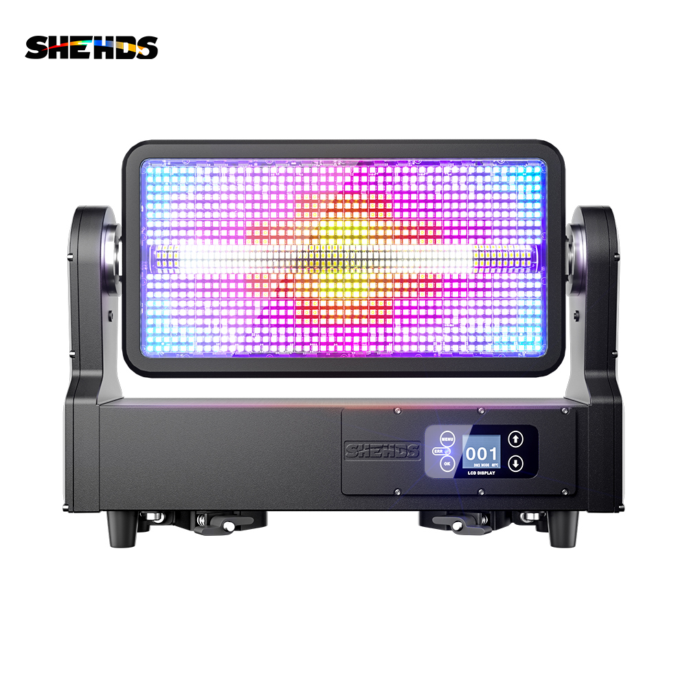 SHEHDS CoralPar Waterproof LED 1000W RGB Strobe Moving Head Lighting For Wedding Club Church DJ