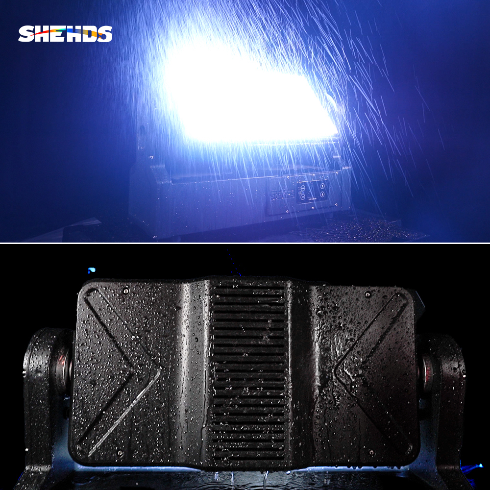 SHEHDS CoralPar Waterproof LED 1000W RGB Strobe Moving Head Lighting For Wedding Club Church DJ