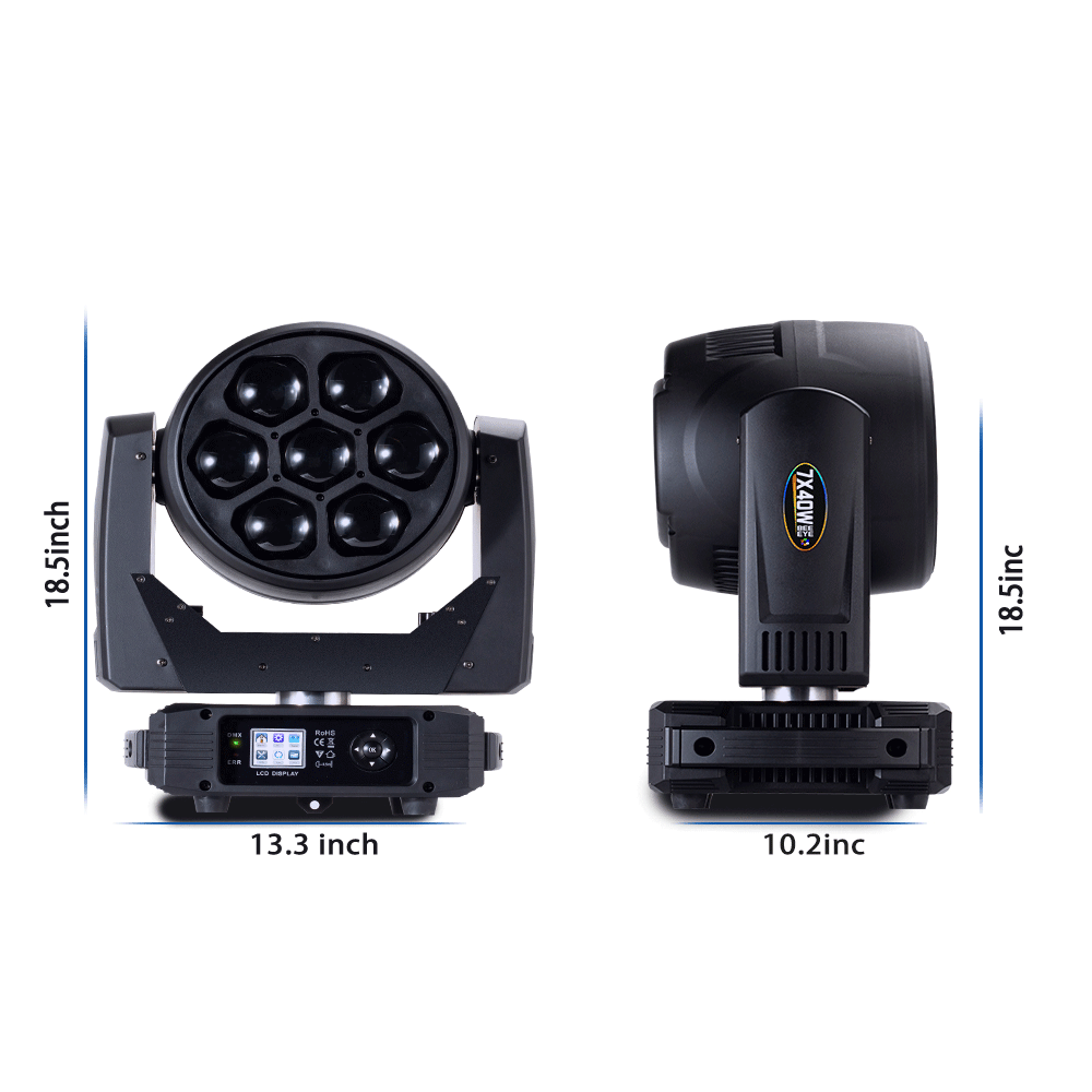 SHEHDS JMS WEBB LED BEAM & WASH Big Bee Eye 7x40w Moving Head For Night Club DJ Club Disco Stage