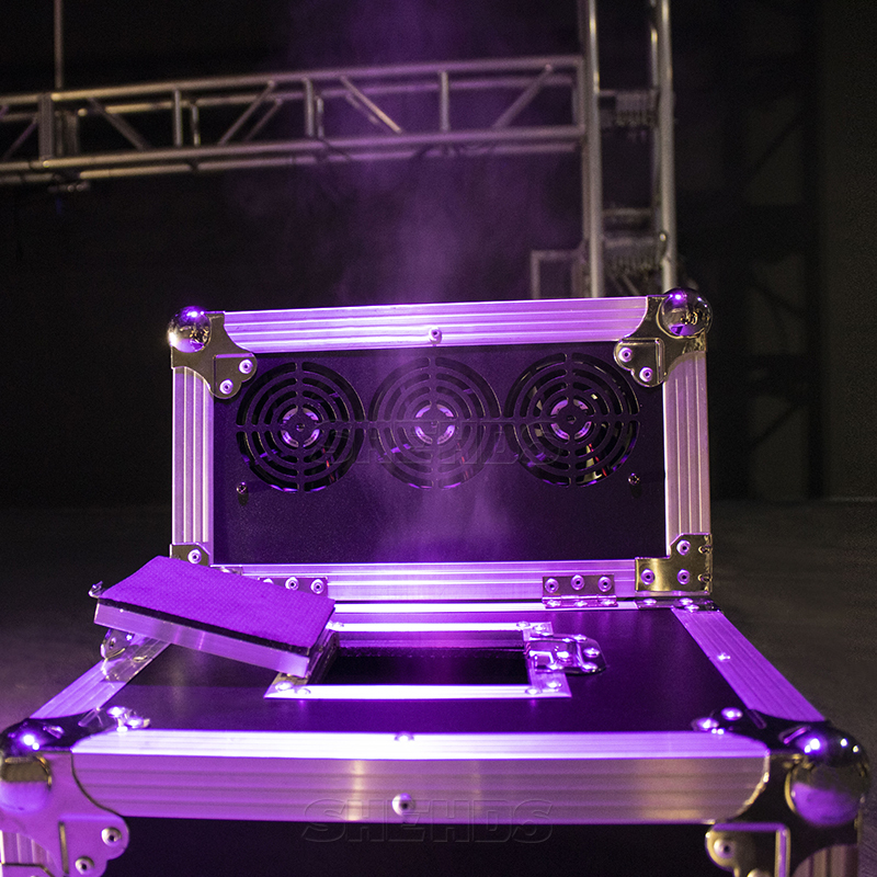 SHEHDS 660W Haze Machine With Flight Case DMX Stage Professional Fogger Equipment Remote Control Smoke Hazer For Music Concert DJ