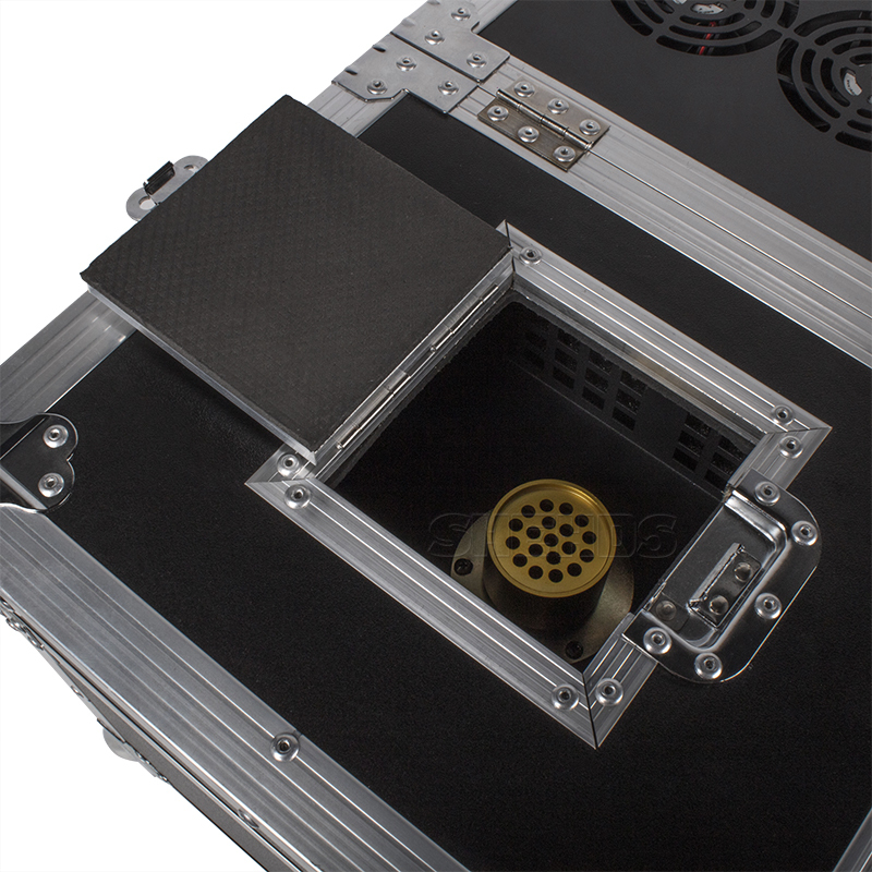 SHEHDS 660W Haze Machine With Flight Case DMX Stage Professional Fogger Equipment Remote Control Smoke Hazer For Music Concert DJ