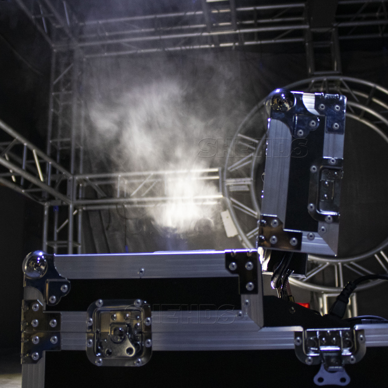 SHEHDS 660W Haze Machine With Flight Case DMX Stage Professional Fogger Equipment Remote Control Smoke Hazer For Music Concert DJ