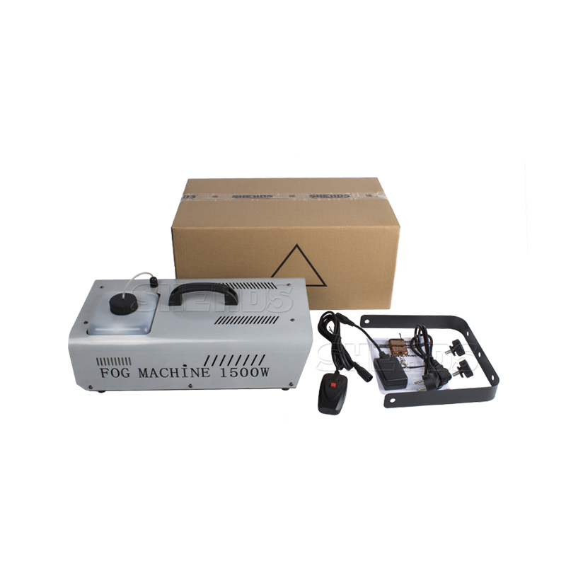 SHEHDS High Quality 1500W Smoke Machine Fog Machine（Remote Control Wire Control DMX512 Control）For Club Music Bar